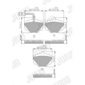 Bremsbeläge 571440J von JURID günstig für 23,97 € online kaufen
