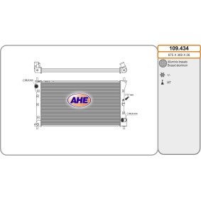 Kühler, Motorkühlung 109.434 von AHE günstig für 279,04 € online kaufen