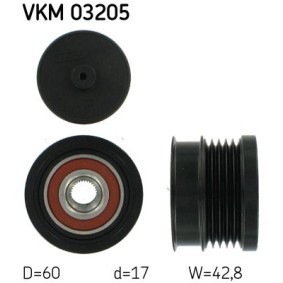 Comprar Rueda libre de alternador de SKF VKM 03205 a bajo precio de 115,91 €