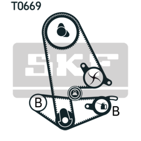 Comprar Kit de correa de distribución de SKF VKMS 93600 a bajo precio de 433,64 €
