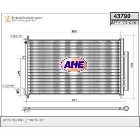 Klimakondensator 43790 von AHE günstig für 226,94 € online kaufen