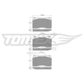 Bremsbeläge TX 15-88 von TOMEX brakes günstig für 49,45 € online kaufen