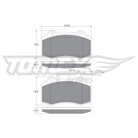 Bremsbeläge TX 16-73 von TOMEX brakes günstig für 28,56 € online kaufen