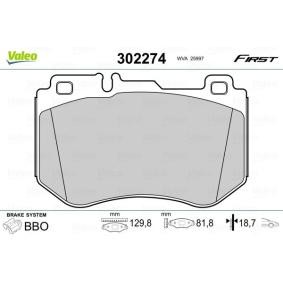 Bremsbeläge 302274 von VALEO günstig für 38,47 € online kaufen