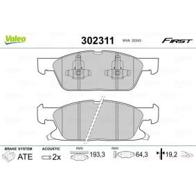 Bremsbeläge 302311 von VALEO günstig für 48,35 € online kaufen