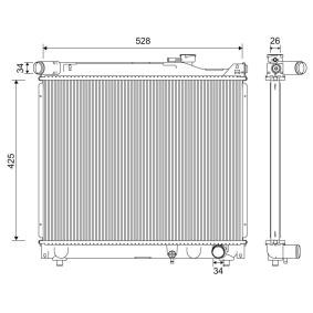 Kühler, Motorkühlung 701247 von VALEO günstig für 98,14 € online kaufen