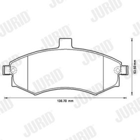 Bremsbeläge 573774J von JURID günstig für 96,63 € online kaufen