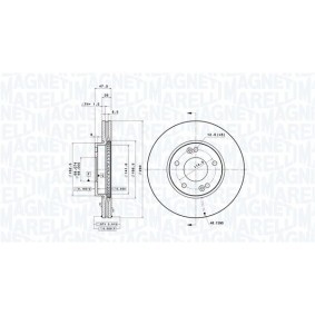 Bremsscheibe 360406096501 von MAGNETI MARELLI günstig für 139,31 € online kaufen