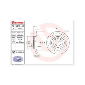 Bremsscheibe für ALFA ROMEO von MAGNETI MARELLI