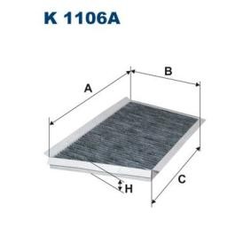 Innenraumfilter K 1106A von FILTRON günstig für 17,15 € online kaufen