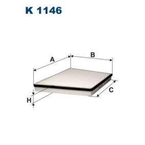 Innenraumfilter K 1146 von FILTRON günstig für 15,03 € online kaufen