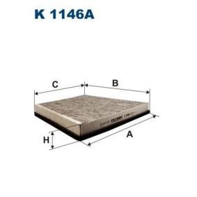 Innenraumfilter K 1146A von FILTRON günstig für 19,75 € online kaufen