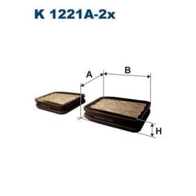 Innenraumfilter K 1221A-2x von FILTRON günstig für 40,39 € online kaufen