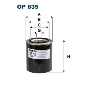 Acquista Filtro olio da FILTRON OP 635 a buon mercato per soli 9,07 €