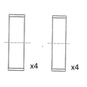 Compre Capas de biela de FAI AutoParts online para Citan II Tourer (W420) a preços moderados