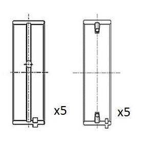 Achetez des Coussinet de vilebrequin de chez FAI AutoParts en ligne pour Corsa C 3/5 portes (X01) à prix modérés