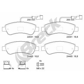 Achetez des Plaquettes de frein BRECK 24465 00 703 10 à prix pour 45,39 €