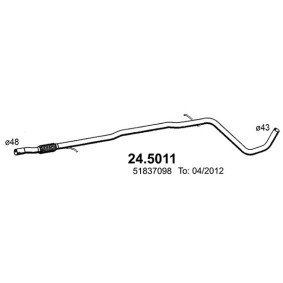 Abgasrohr 24.5011 von ASSO günstig für 89,64 € online kaufen