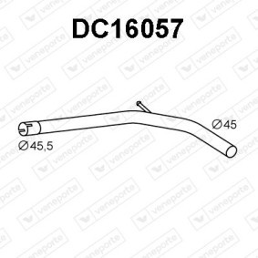 Abgasrohr DC16057 von VENEPORTE günstig für 25,55 € online kaufen
