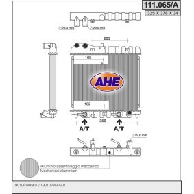 Acquista Radiatore motore da AHE 111.065/A a buon mercato per soli 123,79 €