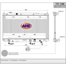 Acquista Radiatore motore da AHE 111.104 a buon mercato per soli 259,84 €