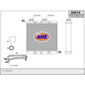 Comprar Radiador de calefacción de AHE 94014 a bajo precio de 121,02 €