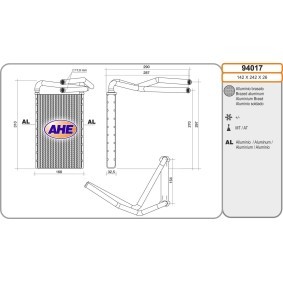 Comprar Radiador de calefacción de AHE 94017 a bajo precio de 104,92 €