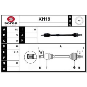 Antriebswelle KI119 von SERA günstig für 286,07 € online kaufen