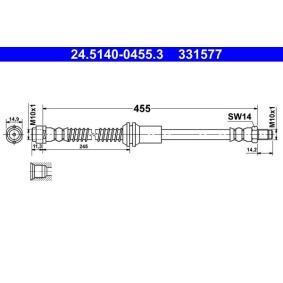 Bremsschlauch 24.5140-0455.3 von ATE günstig für 17,04 € online kaufen