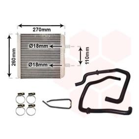Wärmetauscher, Innenraumheizung 28016700 von VAN WEZEL günstig für 85,33 € online kaufen
