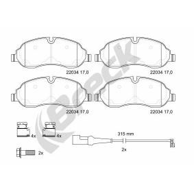 Achetez des Plaquettes de frein BRECK 22034 00 703 00 à prix pour 53,34 €