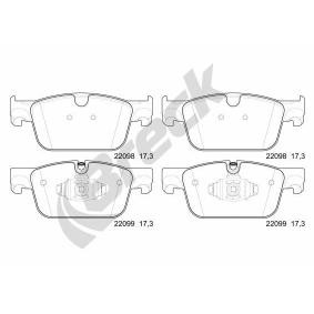 Achetez des Plaquettes de frein BRECK 22098 00 551 00 à prix pour 60,81 €