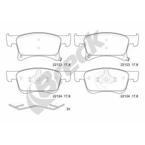 Achetez des Plaquettes de frein BRECK 22123 00 702 00 à prix pour 46,39 €