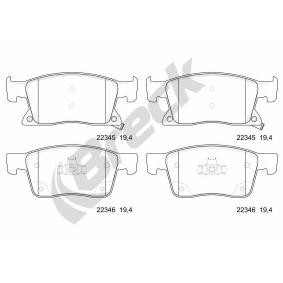 Achetez des Plaquettes de frein BRECK 22345 00 701 00 à prix pour 46,51 €