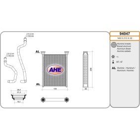 Acquista Radiatore riscaldamento da AHE online per LEAF a prezzi moderati