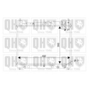 Compre Radiador, arrefecimento do motor da QUINTON HAZELL QER2324 a um preço baixo por 120,05 €
