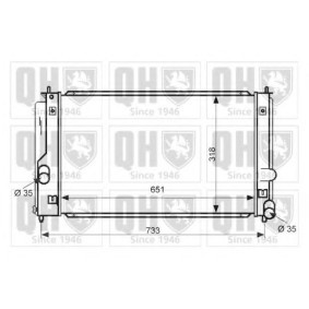 Compre Radiador, arrefecimento do motor da QUINTON HAZELL QER2325 a um preço baixo por 269,31 €