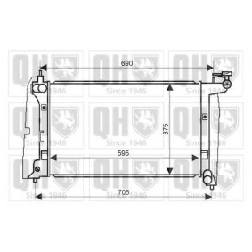 Compre Radiador, arrefecimento do motor da QUINTON HAZELL QER2326 a um preço baixo por 229,11 €