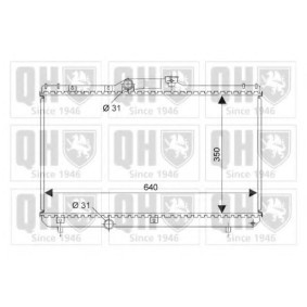 Compre Radiador, arrefecimento do motor da QUINTON HAZELL QER2331 a um preço baixo por 120,05 €
