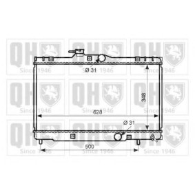 Compre Radiador, arrefecimento do motor da QUINTON HAZELL QER2514 a um preço baixo por 254,03 €