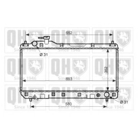 Compre Radiador, arrefecimento do motor da QUINTON HAZELL QER2516 a um preço baixo por 238,53 €