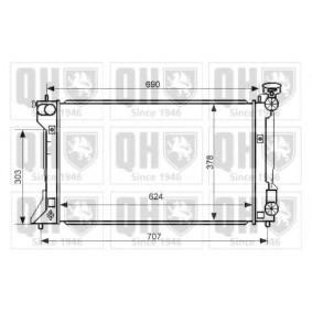 Compre Radiador, arrefecimento do motor da QUINTON HAZELL QER2520 a um preço baixo por 264,63 €