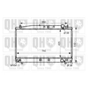Compre Radiador, arrefecimento do motor da QUINTON HAZELL QER2526 a um preço baixo por 326,85 €