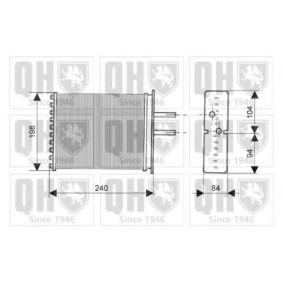 Wärmetauscher, Innenraumheizung QHR2134 von QUINTON HAZELL günstig für 32,10 € online kaufen