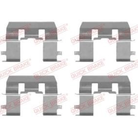 Comprar Kit de accesorios, pastillas de frenos de QUICK BRAKE 109-1281 a bajo precio de 9,12 €