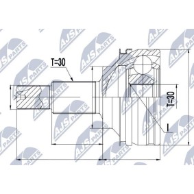 Achetez des Jeu de joints, arbre de transmission NTY NPZ-TY-074 à prix pour 43,28 €