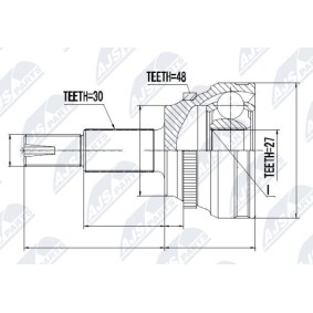 Compre Junta homocinética de NTY online para Alphard (_H1_) a preços moderados