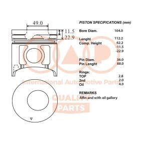 Köp Kolv av IAP QUALITY PARTS 100-12103 till det låga priset 15844,69 kr