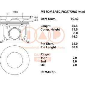 Kolben 100-14039 von IAP QUALITY PARTS günstig für 669,85 € online kaufen