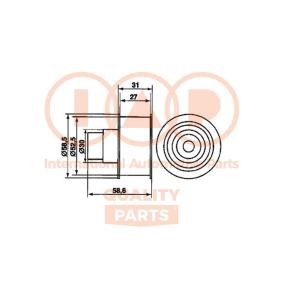 Comprar Polea tensora, correa dentada de IAP QUALITY PARTS 127-09041 a bajo precio de 87,86 €